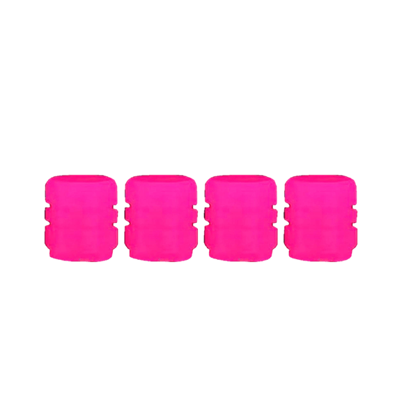 Valve Caps - Glow in the Dark Pink