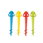 Royaltyonline Beach Umbrella Stand Cork Screw Peg 4 Pack