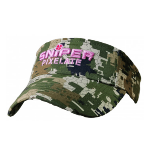 Sniper Africa Ladies Vizor - Pixelate: Sporty vizor with enhanced visibility and stylish design.
