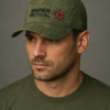 royaltyonline-sniper-africa-Merc-Peak-Cap-Olive - man1