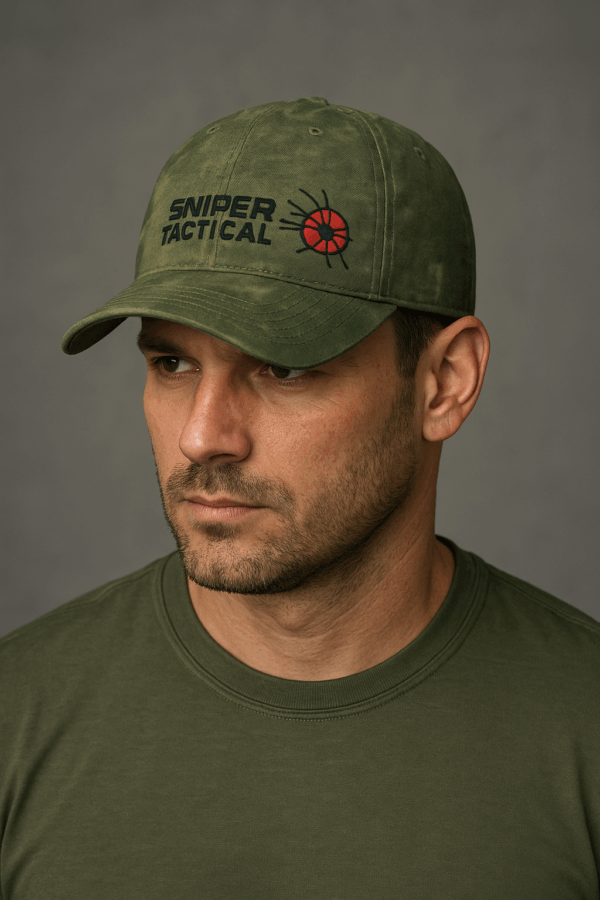 royaltyonline-sniper-africa-Merc-Peak-Cap-Olive - man1