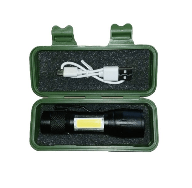 Rechargeable Torch 1000 LM Adjustable Zoom In Out USB Tactical Flashlight