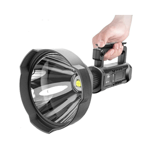 "Bright Multifunctional Emergency Search Spot Light - Rechargeable LED spotlight for outdoor activities and emergencies.