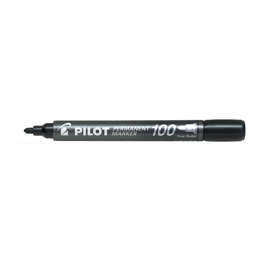PILOT 100 PERMANENT MARKER - BLACK
