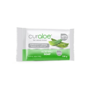 Curaloe Soap Bar 60 percent aloe 01