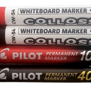 MARKER PACK - 2 WHITEBOARD AND 2 PERMANENT MARKER PACK
