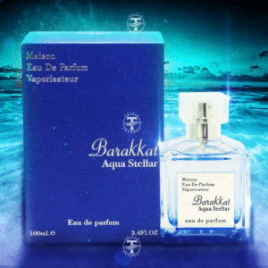 Royaltyonline Barakkat Aqua Stellar EDP Unisex Perfume 100ml Discover the essence of clarity and cosmic freshness with Barakkat Aqua Stellar Eau De Parfum—a radiant unisex fragrance that captures the purity of water and the brilliance of starlight. This invigorating scent opens with crisp aquatic notes that awaken the senses, flowing into a heart of aromatic herbs and soft florals, balanced by a refined woody-musky base. Elegant yet refreshing, Aqua Stellar is the perfect signature for those who embrace sophistication with a touch of celestial energy. Whether worn for everyday refinement or special occasions, this fragrance embodies balance, brightness, and timeless allure—all encased in a sleek 100ml bottle. Fragrance Notes: Top Notes: Aquatic Accord, Bergamot, Citrus Zest Heart Notes: Lavender, Green Herbs, Transparent Florals Base Notes: White Musk, Soft Woods, Ambergris Key Features: Refreshing and long-lasting Eau De Parfum Unisex fragrance with a clean, aquatic-woody character Ideal for both casual and formal settings 100ml bottle with minimalist luxury design