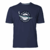 Royaltyonline-Watamu Rainbow Trout Short Sleeve T-Shirt - Navy - front